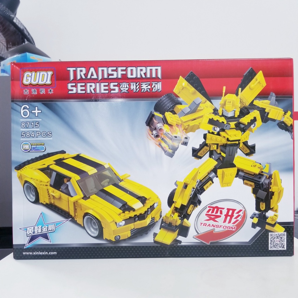 BỘ ĐỒ CHƠI XẾP HÌNH ROBOT BEE - Lắp Ráp Robot Người Máy Biến Hình BEE