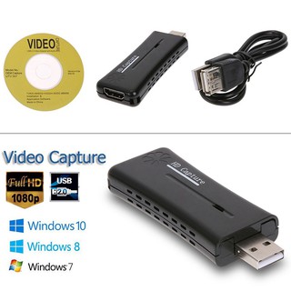 Card ghi hình mini HD USB 2.0 Port HDMI 1080P cho máy tính