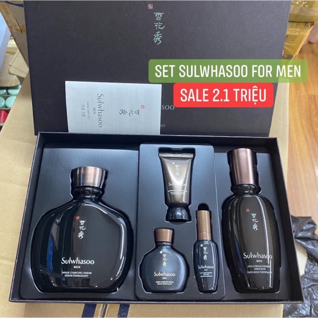 Set dưỡng For men dành cho nam của Sulwhasoo