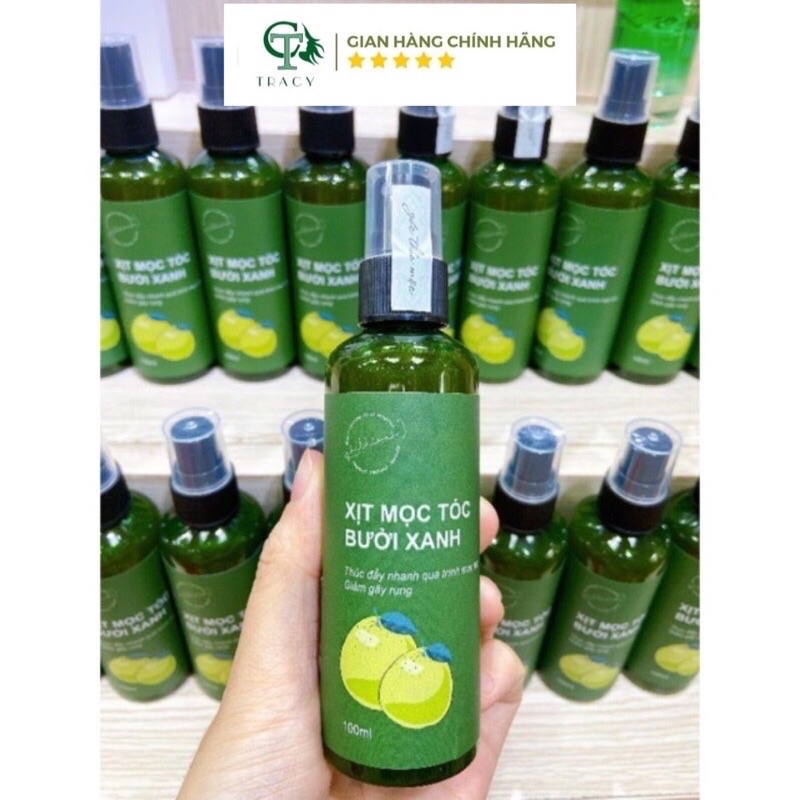 Xịt Mọc Tóc Bưởi Xanh Góc Thảo Mộc 100ml Hàng Chính Hãng