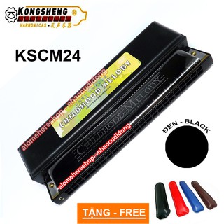 Kèn harmonica tremolo KongSheng Childhood Melody key C Màu Đen