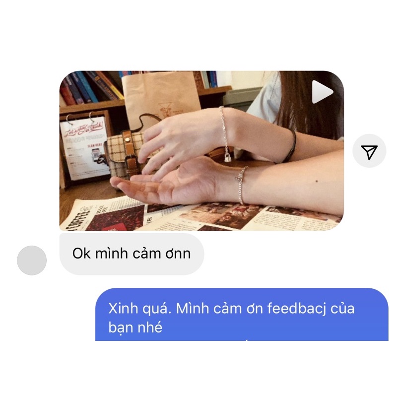 Lắc tay đôi n.am c.h.âm charm khoá chìa. Vòng tay couple