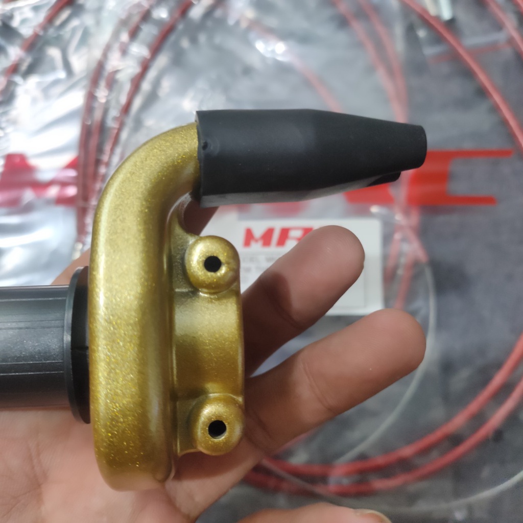 CÙM TĂNG TỐC XE MÁY DOMINO 2 DÂY GA TRÊN + DÂY GA THÁI