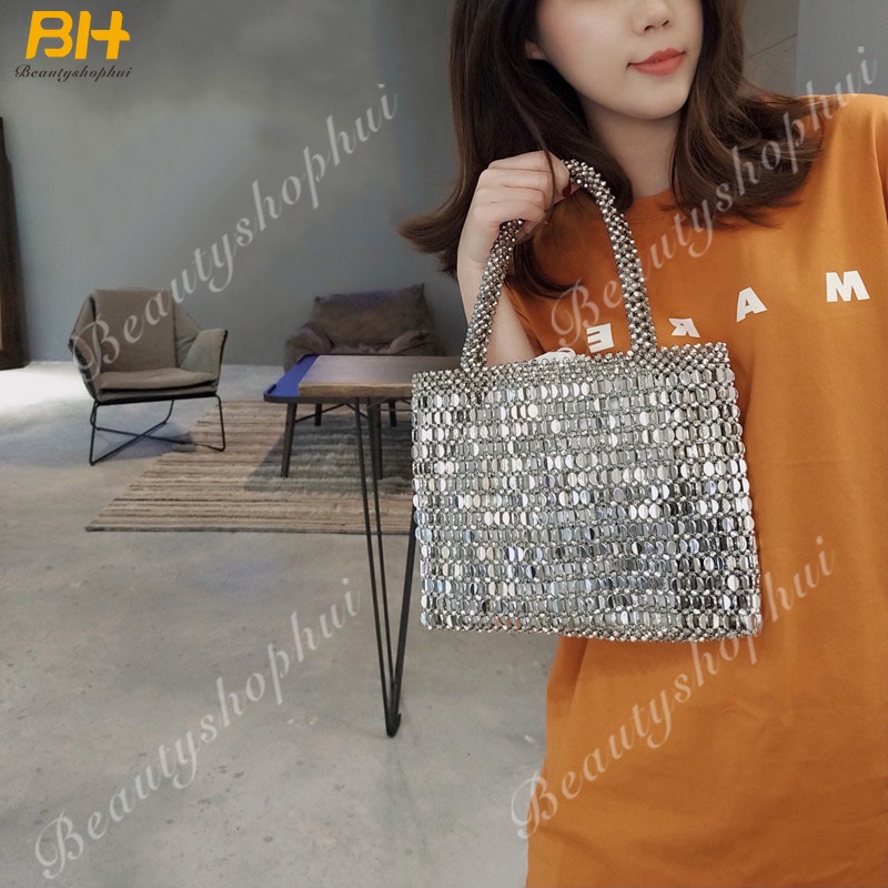 Túi Xách Đính Kim Sa Phong Cách Cổ Điển Thanh Lịch Dành Cho Nữ