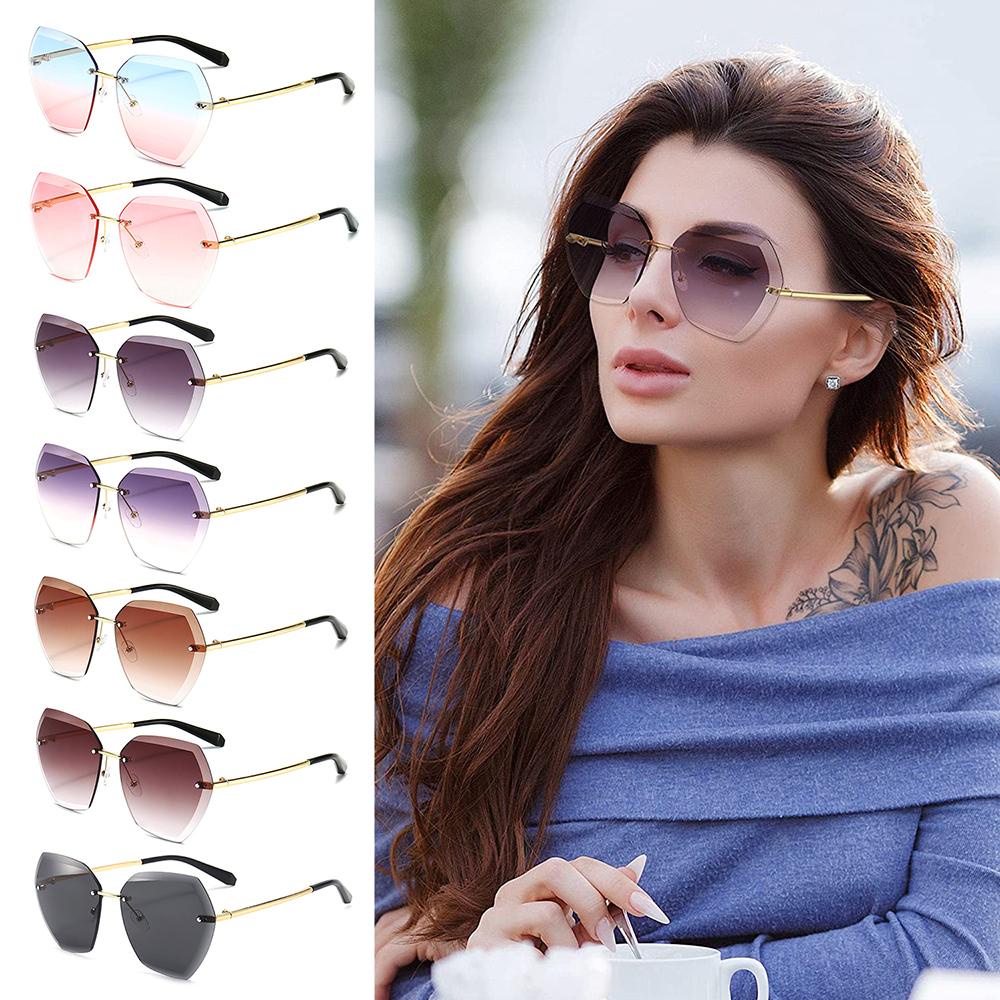 Kính Chống Nắng Không Viền Thời Trang Cho Nữ