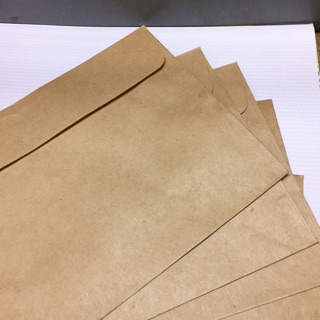 [VPP] Xấp bao thư lẻ giấy Kraft nâu 10 cái(11x16cm)