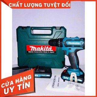 MÁY BẮN VÍT CHÍNH HÃNG MAKITA 24V CÓ BÚA 2 PIN