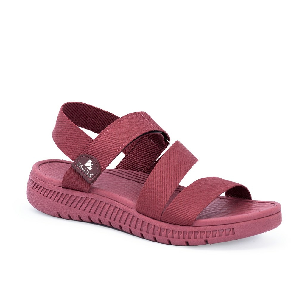 FACOTA | Giày dép sandal nữ hồng mận đi học, đi chơi HA12