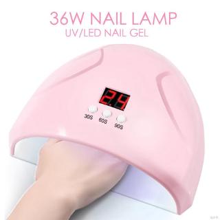 Đèn led uv sấy khô sơn móng tay thông minh 36w