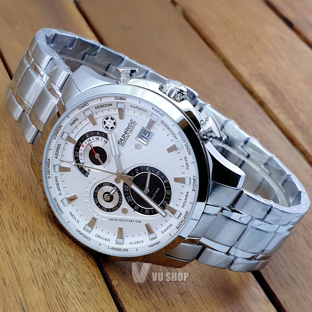 ĐỒNG HỒ NAM SUNRISE 1135SA - World Time