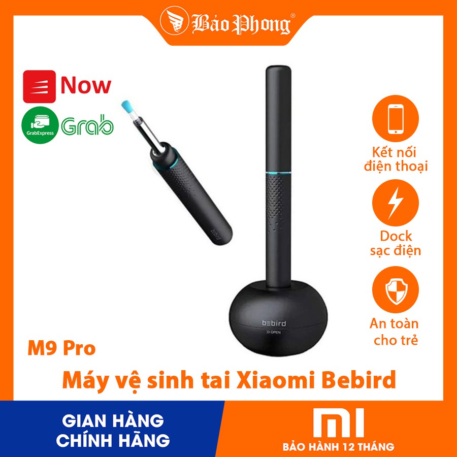 Máy vệ sinh tai thông minh Xiaomi youpin M9 Pro lấy ráy tai có camera nội soi cho trẻ em người lớn an toàn gia đình