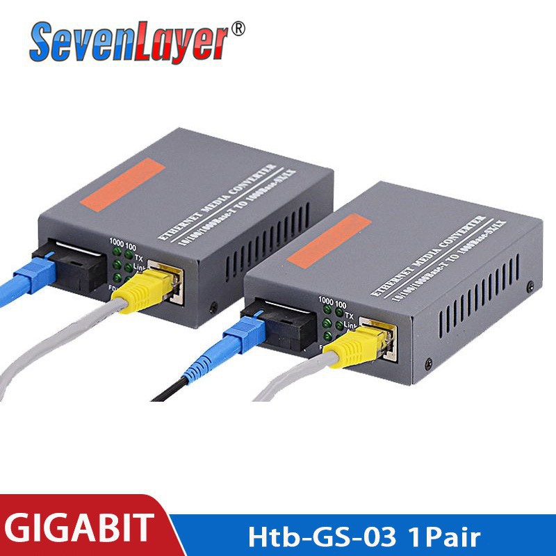 [ Hàng Hot ] Bộ chuyển đổi quang điện Gigabit HTB-GS-03 A&B 1000Mbps