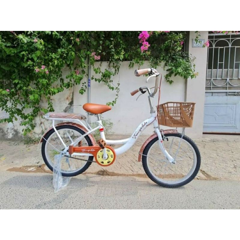 xe đạp Tango 20 inch một khung dành cho bé gái hàng xịn bền đẹp