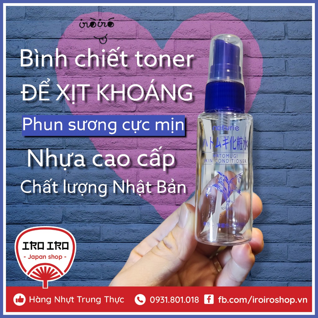 Bình Chiết Toner để Xịt Khoáng Nhật Bản