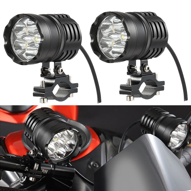 1/2 Đèn Pha 12V-84V 6500k 60W Siêu Sáng Cho Xe Máy