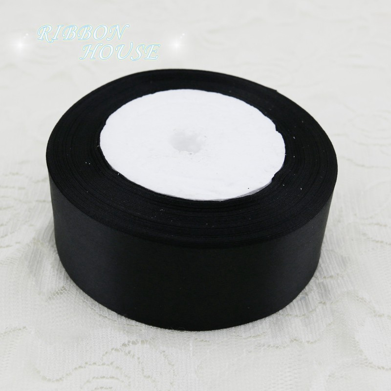 Cuộn Dây Ruy Băng 22m Màu Đen Trang Trí Đa Năng Dễ Sử Dụng
