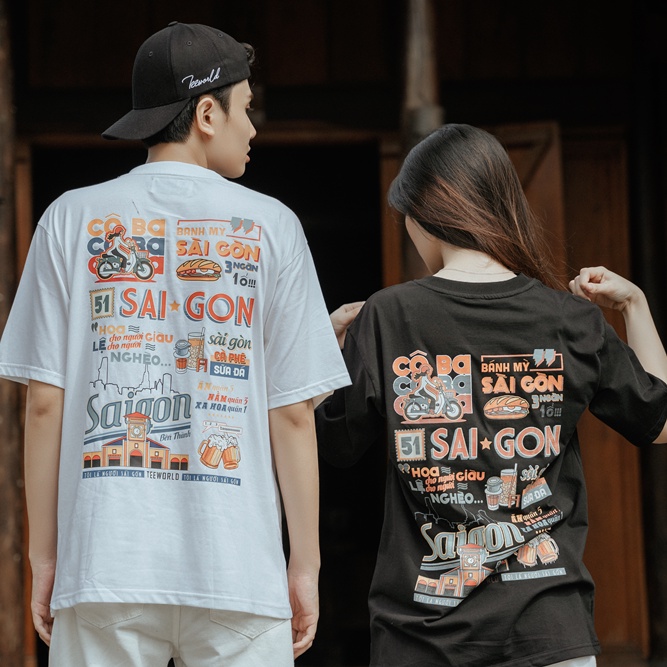 Áo Thun Local Brand Teeworld Saigonese - Cô Ba Sài Gòn T-shirt Season 2 Nam Nữ Unisex | BigBuy360 - bigbuy360.vn