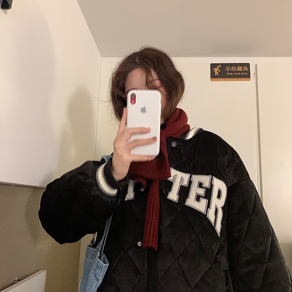 Áo khoác bóng chày thời trang phong cách Hàn Quốc 2020 cho nữ