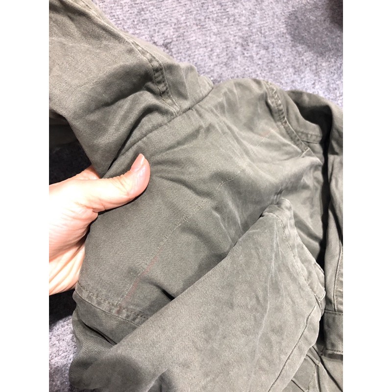 Áo khoác parka lót lông cho bé size 4-5y