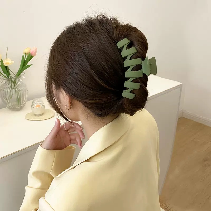 Kẹp tóc cỡ lớn phong cách Hàn Quốc ngọt ngào xinh xắn cho nữ