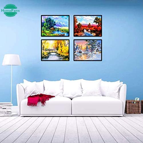 Bộ Tranh Đính Đá 5D với 4 Họa Tiết Tùy Chọn Tự Làm Cỡ 30x40cm