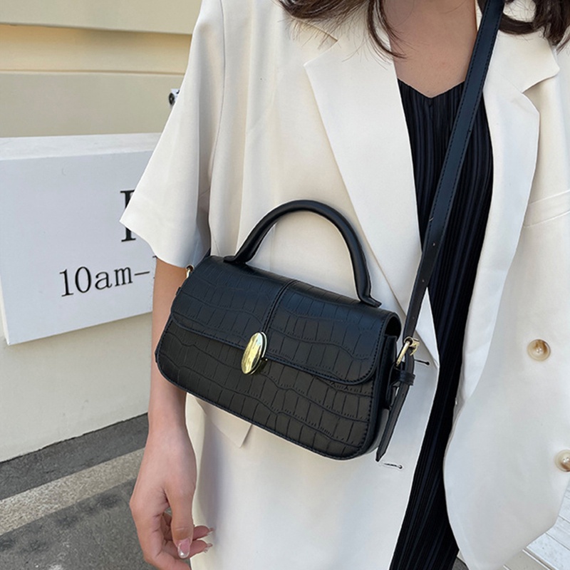 IELGY Túi Đeo Chéo Họa Tiết Vân Đá Có Thể Điều Chỉnh Phong Cách Hàn Quốc Cho Nữ