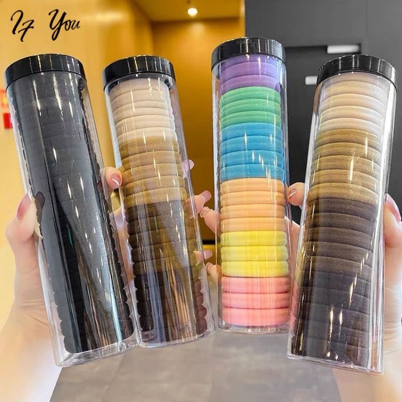 SET 20 DÂY BUỘC TÓC NHIỀU MÀU SẮC PHONG CÁCH HÀN QUỐC