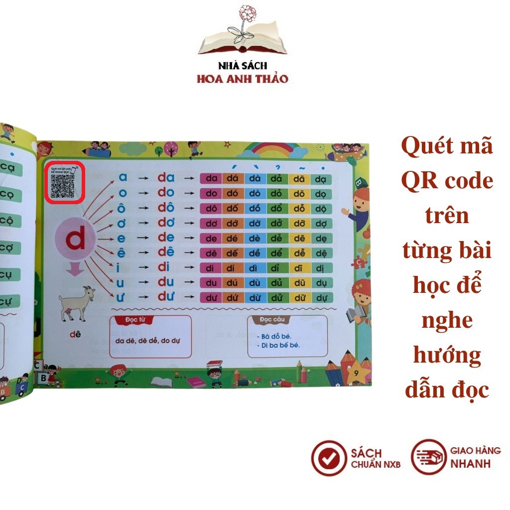 Sách - Tập đánh vần tiếng việt phiên bản 4.0 có file đọc, bé khởi đầu tập viết và bé chinh phục toán học combo 3 cuốn