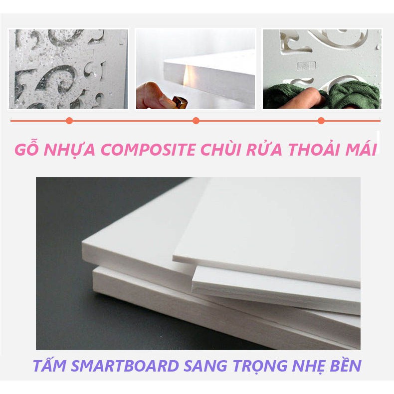 Kệ đựng mỹ phẩm kệ phòng tắm giá treo tường nhà tắm KT1245 - Đầy đủ phụ kiện treo kèm theo(không cần khoan tường)