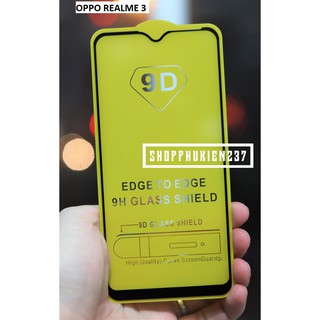 💯Rẻ vô địch] OPPO Realme 3 Kính cường lực full màn full keo 9D