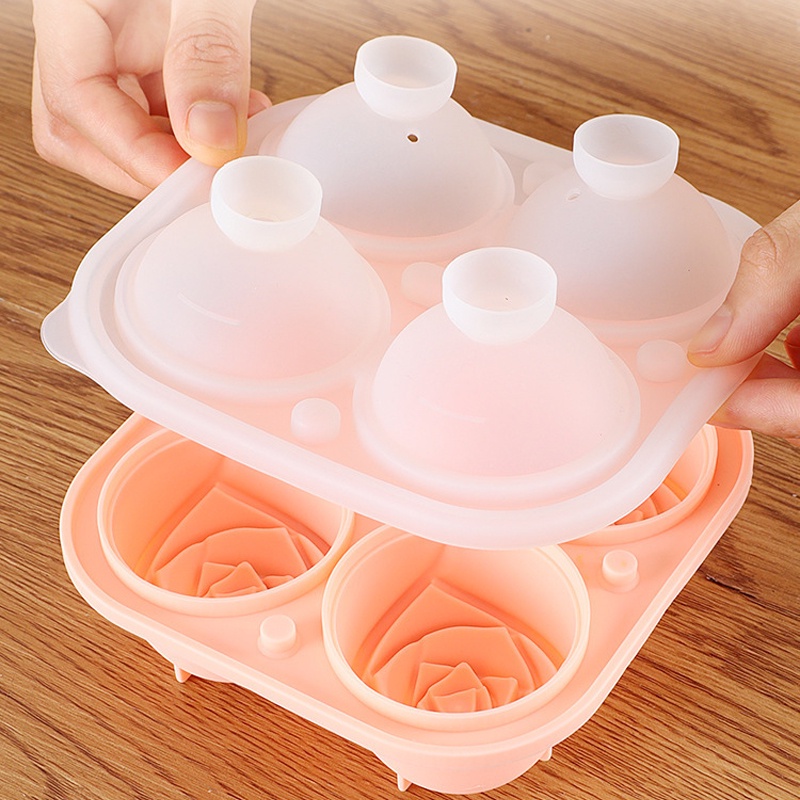 Khuôn Silicone Làm Nước Đá Tạo Hình 3D Độc Đáo Tiện Dụng