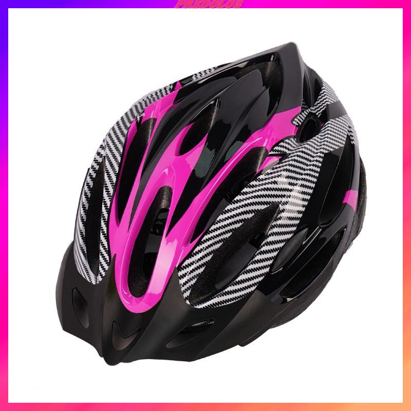 [BigSale] Bike Helmet with Visor Anti-impact EPS Cycling Bicycle Headgear Red Black