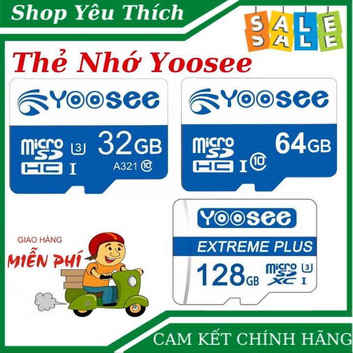 Thẻ Nhớ YOOSEE Cao Cấp, Chuyên Dụng Cho Camera