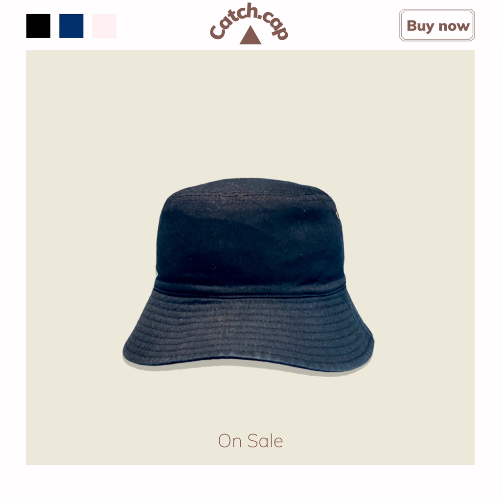 Nón Bucket 2 MẶT Tròn Vành Trơn Nhiều Màu Phong Cách Hàn Quốc BK01
