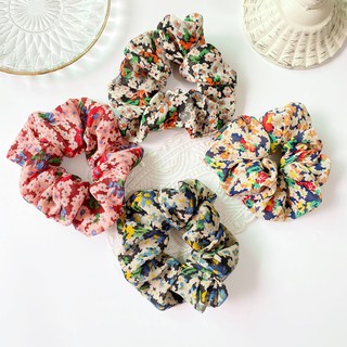 Bèo Cột Tóc Scrunchies Loại Trung In bông nhí đủ Màu Hot Trend Hàn Quốc CT0004