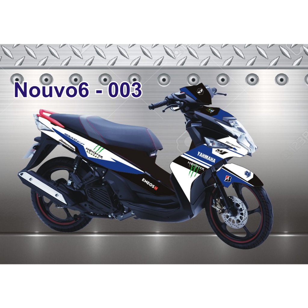 5 Mẫu tem trùm Nouvo 6 Xanh Cực Đẹp