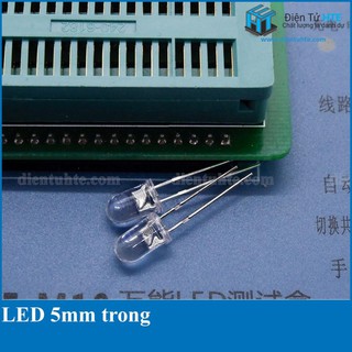 Gói 10 bóng LED đơn 5mm trong các màu