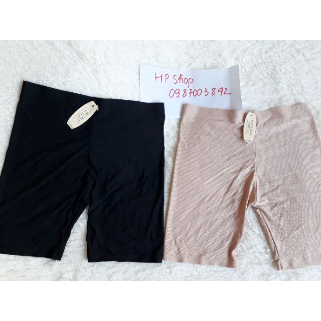 Quần lót su thông hơi, quần mặc trong váy mềm mịn không lộ viền siêu mát mặc dáng dài 6530