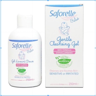 Gel tắm gội dịu nhẹ cho bé Saforelle Bebe 250ml