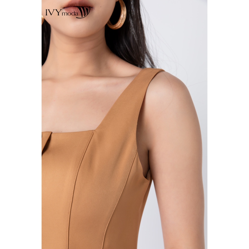 Đầm nữ sát nách 2 túi IVY moda MS 41B8779