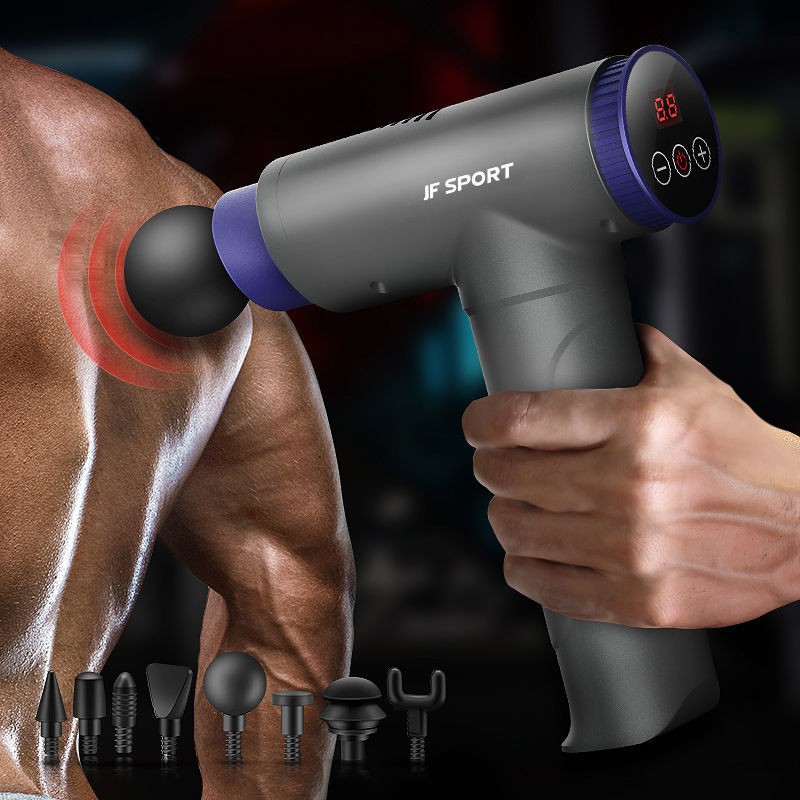 Fascia gun giãn cơ máy massage điện rung sâu bài tập màng Dụng cụ xuyên cổ làm mất thiết bị