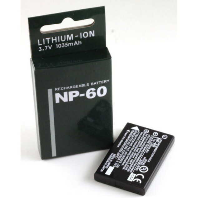 Bộ pin sạc thay thế cho Fujifilm NP-60