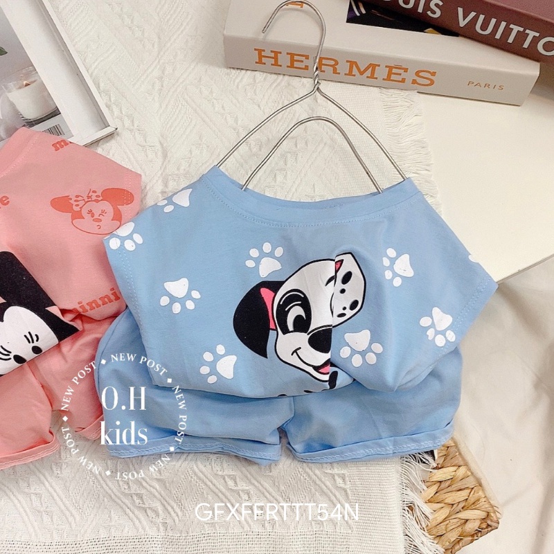 Quần áo trẻ em MATYDO đồ bộ bé trai bé gái bộ cotton hình mickey thời trang trẻ em đáng yêu