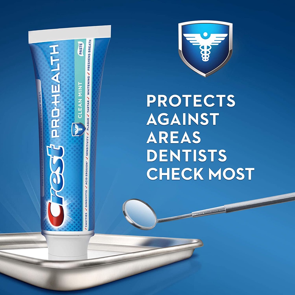 Kem Đánh Răng Crest Pro Health Advanced Deep Clean Toothpaste, Mint, 5.1oz (2 PACK)