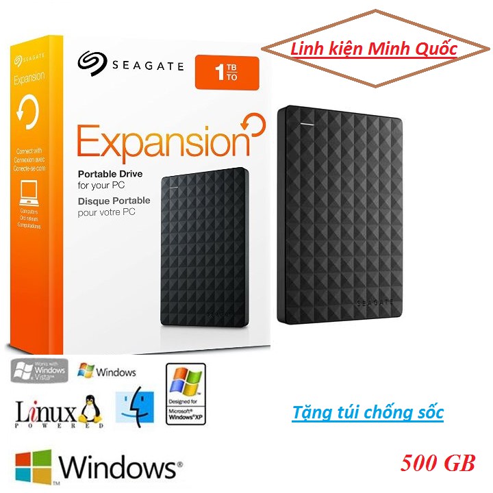 ổ cứng di động Seagate Expantion 250GB,320GB,500GB,1000GB USB 3.0