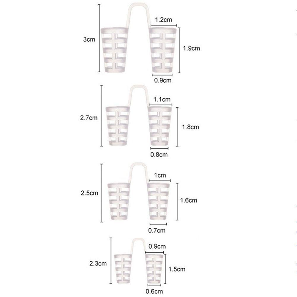 SOFTNESS Set 8 Kẹp Mũi Chống Ngáy Chăm Sóc Sức Khỏe Tiện Lợi