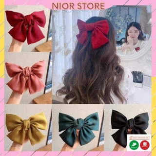 Kẹp tóc hàn quốc ❤️ kẹp tóc hình nơ phong cách hàn quốc bản to kt02