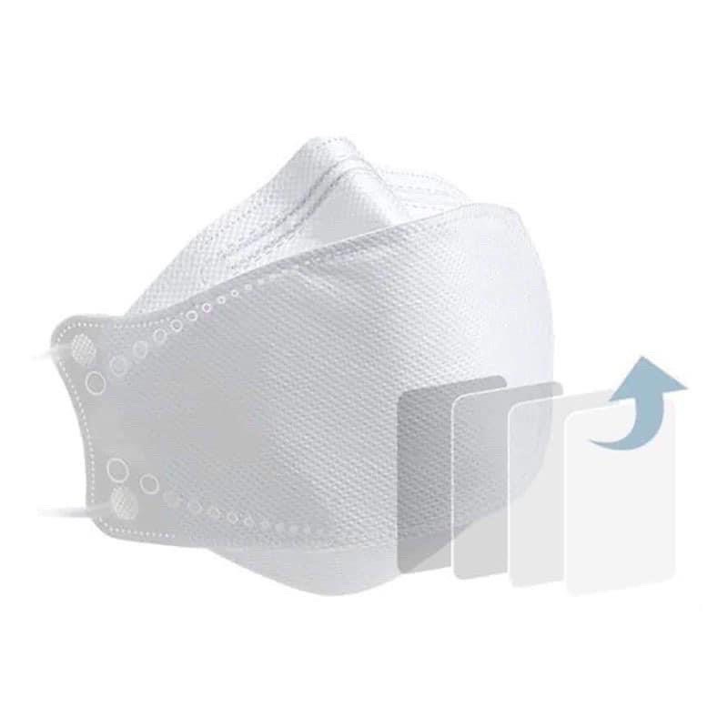 Khẩu Trang Y Tế 4D KF94 Hàn Quốc Chống Bụi Mịn 4 Lớp Chống Nước Kháng Khuẩn(Bán lẻ từ 1 cái)