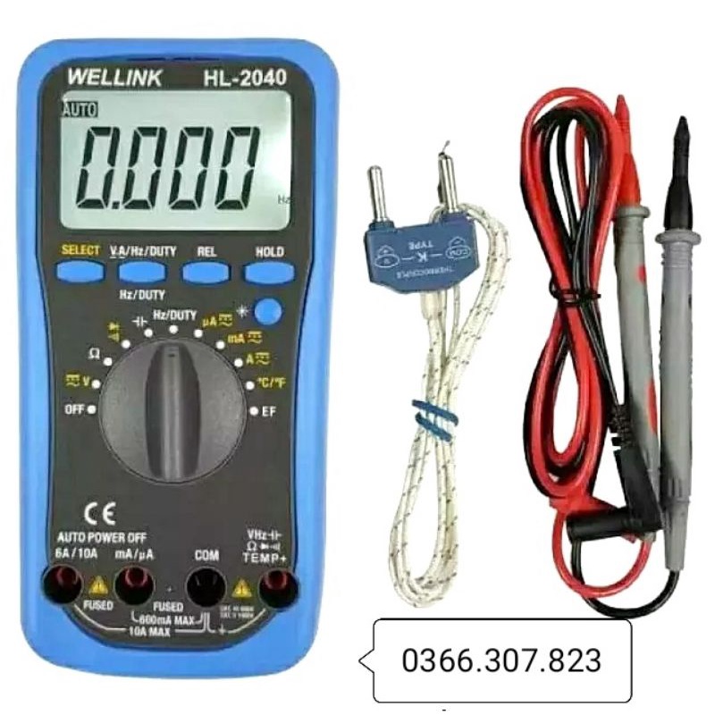 Wellink HL-2040 Đồng hồ VOM vạn năng đo điện tử