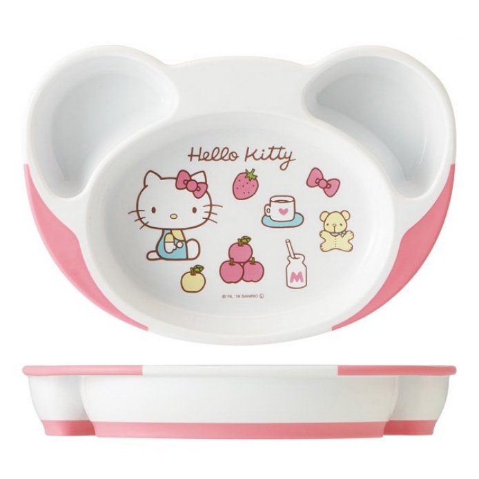 Đĩa Đựng Thức Ăn Trưa Chống Trượt Hình Hello Kitty / Mickey / Pooh / Khủng Long WP7